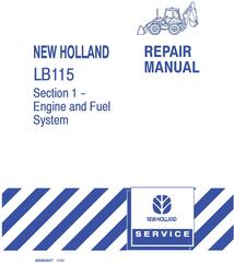 New Holland LB115 Backhoe Loader Service Manual