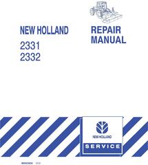 New Holland 2331, 2332 Disc Header for TV140 Service Manual