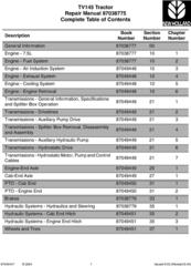 New Holland TV145 Tractor Complete Service Manual