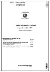 TM10331 - John Deere 2954D Log Loader Diagnostic, Operation and Test Service Manual