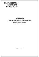 TM110519 - John Deere 8310RT, 8335RT, 8360RT (SN. 902501-912000) Tractors Service Repair Technical Manual