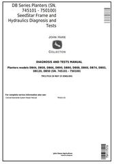 TM117519 - John Deere DB Ser. Planters (SN.745101-750100) SeedStar Frame& Hydraulics Diagnostic Manual