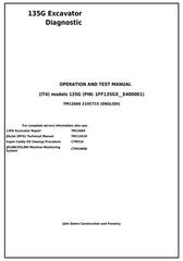 TM12666 - John Deere 135G (iT4) Excavator Diagnostic, Operation and Test Service Manual