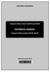 TM127119 - John Deere Compact Utility Tractors 2027R and 2032R Technical Service Manual