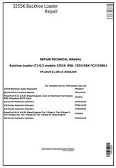 TM12828 - John Deere 325SK (T2/S2) Backhoe Loader (SN: C235589-) Service Repair Technical Manual