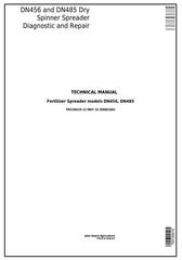 TM128419 - John Deere DN456, DN485 Dry Spinner Spreader Fertilize Sprayers Diagnostic Service Manual