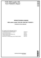 TM13055X19 - John Deere 724K 4WD Loader (SN. from F658297) Service Repair Technical Manual