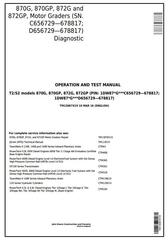 TM13067X19 - John Deere 870G, 870GP, 872G, 872GP (SN.656729—678817) Motor Grader Diagnostic Service Manual