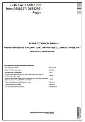 TM13120X19 - John Deere 724K 4WD Loader (SN. from C658297, D658297) Service Repair Technical Manual