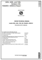 TM13134X19 - John Deere 640L, 648L, 748L (SN.F666893—690813) Skidder Service Repair Technical Manual