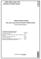 TM13144X19 - John Deere 544K (T3/S3a) 4WD Loader (SN.D000001-001000) Service Repair Technical Manual