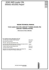 TM13211X19 - John Deere 624K (T2/S2) 4WD Loader (SN.000001-001000) Service Repair Technical Manual