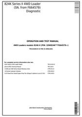 TM13220X19 - John Deere 824K Series II (SN.from F664579) Diagnostic, Operation & Test Service Manual