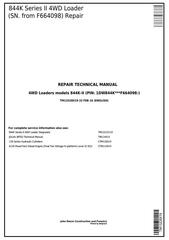 TM13228X19 - John Deere 844K Series II 4WD Loader (SN. from F664098) Service Repair Technical Manual