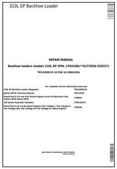 TM13290X19 - John Deere 310L EP Backhoe Loader (S.N.273920-329327) Service Repair Technical Manual