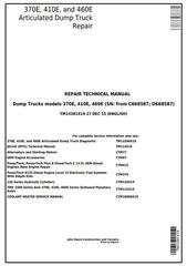 TM13381X19 - John Deere 370E, 410E, 460E ADT 1DW370E___D668588- Repair Technical Manual