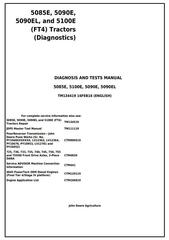 TM134419 - John Deere 5085E, 5090E, 5090EL, 5100E (FT4) Tractors Diagnosis and Tests Service Manual