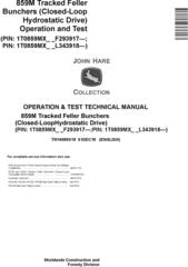 John Deere 859M (SN. F293917-,L343918-) Feller Bunchers (Closed-Loop) Diagnostic Manual (TM14089X19)