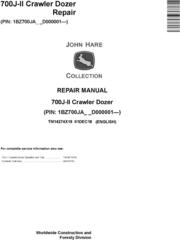 John Deere 700J-II (SN. D000001-) Crawler Dozer Repair Service Manual (TM14274X19)