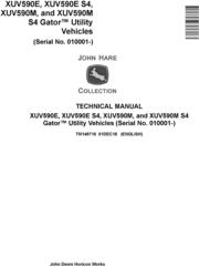John Deere XUV 625i Gator Utility Vehicle Technical Manual TM107019 On CD 