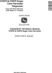 John Deere CH570 & CH670 Sugar Cane Harvester Diagnostic Technical Manual (TM155019)