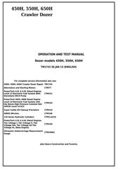 TM1743 - John Deere 450H, 550H, 650H Crawler Dozer Diagnostic, Operation and Test Service Manual