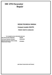 TM2057 - John Deere 50Czts Compact Excavator Service Repair Technical Manual