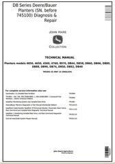TM2091 - John Deere / Bauer Planters (SN.-745100) Diagnosis and Repair Technical Manual