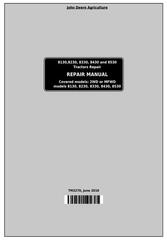 TM2270 - John Deere 8130, 8230, 8330, 8430 and 8530 2WD or MFWD Tractors Service Repair Manual