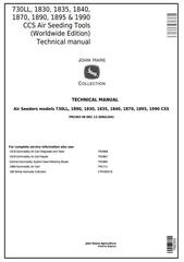 TM2303 - John Deere 730LL, 1830, 1835, 1840, 1870, 1890, 1895, 1990 Air Seeding Tools Technical manual