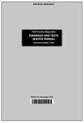 TM401119 - John Deere 7330 2WD or MFWD Tractors Diagnosis and Tests Service Manual