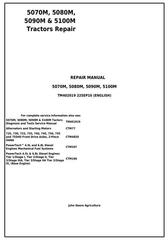 TM402019 - John Deere 5070M, 5080M, 5090M & 5100M - European Tractors Service Repair Manual