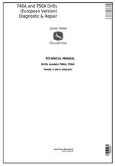 TM4590 - John Deere 740A and 750A Drills (European Version) Diagnostic & Repair Technical Manual