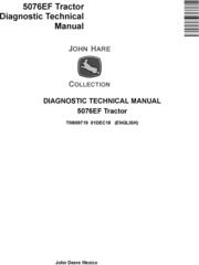 John Deere 5076EF Tractor Diagnostic Technical Service Manual (TM609719)