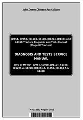 TM701819 - John Deere 6095B(6B-954), 6110B(6B-1104), 6120B(6B-1204), 6135B(6B-1354), 6140B(6B-1404) Tractors Diagnostic Manual