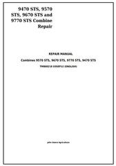 TM800219 - John Deere 9470STS, 9570STS, 9670STS, 9770STS South America Combines Service Repair Manual