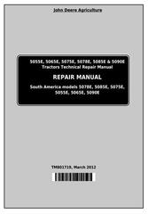 TM801719 - John Deere Tractors 5055E, 5065E, 5075E, 5078E, 5085E, 5090E South America, Africa Repair Manual