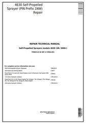 TM803119 - John Deere 4630 Self-Propelled Sprayers (PIN Prefix 1NW) Service Repair Technical Manual