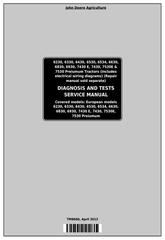 TM8060 - John Deere Tractors Models 6230-6530, 6534, 7430E, 7430, 7530E, 7530 Premium (EU) Diagnosis Manual