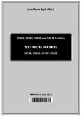 TM900319 - John Deere 5050E, 5055E, 5065E and 5075E Tractors (Europe) All Inclusive Technical Manual