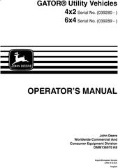 OMM136970 - John Deere 4x2, 6x4 Gator Trail Utility Vehicles Operators Manual