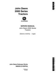SM2035 - John Deere 2010 Row-Crop, RC Utility, Hi-Crop Tractors Technical Service Manual