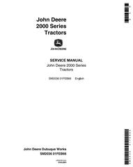 SM2036 - John Deere 2010 Wheel Tractors Service Technical Manual