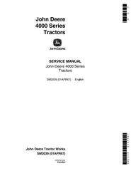 SM2039 - John Deere 4010, 4020 Tractors Service Technical Manual