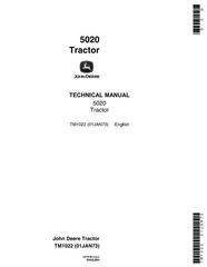 TM1022 - John Deere 5020 Row Crop Tractors Technical Service Manual