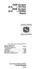 TM1490 - John Deere 762B (SN.-791763), 862B (SN.-793082) Scraper Service Repair Technical Manual