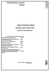 TM1538 - John Deere 710D Backhoe Loader Service Repair Technical Manual