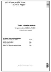 TM1570 - John Deere 862B Scraper (SN. from 793083) Service Repair Technical Manual