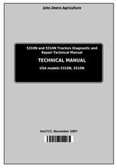 TM1717 - John Deere Tractors 5310N, 5510N (North America) All Inclusive Technical Service Manual
