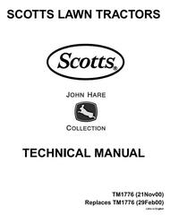 TM1776 - John Deere Scotts S1642, S1742, S2046, S2546 Limited Edition Lawn Tractors () Technical Manual